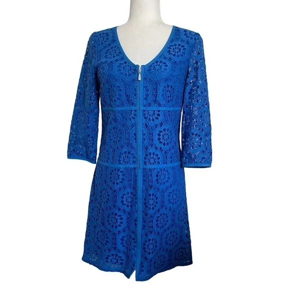 Laundry by Shelli Segal lace dress size 4 - Picture 2 of 11